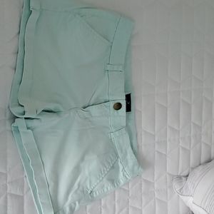 Mint colored shorts